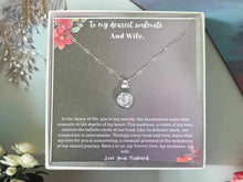 Load image into Gallery viewer, To My Wife Necklace, Wife Christmas Gift, Wife Gift, Anniversary Gift For Wife