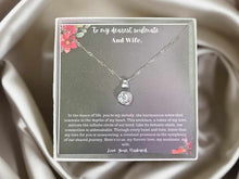 Load image into Gallery viewer, To My Wife Necklace, Wife Christmas Gift, Wife Gift, Anniversary Gift For Wife