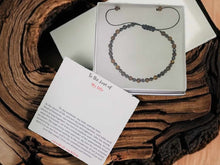 Load image into Gallery viewer, To My Man, I Love You Forever & Always Hematite Bracelet, Handmade Adjustable Inspirational Bracelet