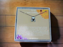 Load image into Gallery viewer, To My Son's Girlfriend Teddy Bear Necklace Christmas gift, Birthday Mothers Day