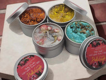 Load image into Gallery viewer, 4 PC Sampler Natural Soy Wax Candles Christmas Themed Candle Set