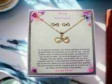 Load image into Gallery viewer, To My Soulmate Necklace,with earring set Wife Gift, GF Gift, Anniversary Gift For Girlfriend