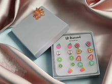 Load image into Gallery viewer, Exquisite PC Fruit Earrings Gift Set - 9 Pairs, Versatile Styles for Every Occasion