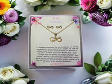 Load image into Gallery viewer, To My Soulmate Necklace,with earring set Wife Gift, GF Gift, Anniversary Gift For Girlfriend