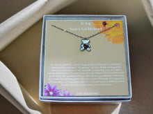 Load image into Gallery viewer, To My Son's Girlfriend Teddy Bear Necklace Christmas gift, Birthday Mothers Day