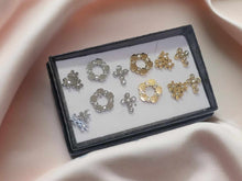 Load image into Gallery viewer, Surgical steel stud earrings set | tarnish free earrings Hypoallergenic earrings