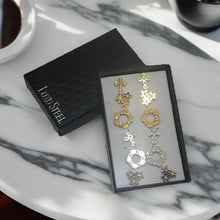 Load image into Gallery viewer, Surgical steel stud earrings set | tarnish free earrings Hypoallergenic earrings