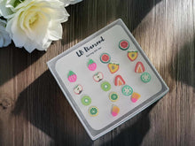 Load image into Gallery viewer, Exquisite PC Fruit Earrings Gift Set - 9 Pairs, Versatile Styles for Every Occasion