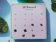Load image into Gallery viewer, Exquisite PC Earrings Gift Set - 9 Pairs, Versatile Styles for Every Occasion Studs