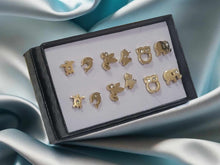 Load image into Gallery viewer, Surgical steel stud earrings set | tarnish free earrings Hypoallergenic earrings