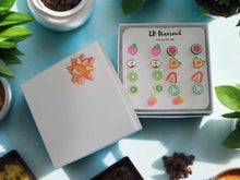 Load image into Gallery viewer, Exquisite PC Fruit Earrings Gift Set - 9 Pairs, Versatile Styles for Every Occasion