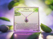 Load image into Gallery viewer, Lotus Moldavite Ready To Gift, Moldavite Necklace 18 Inches
