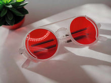 Load image into Gallery viewer, Steampunk Goggles Glasses Round Sunglasses Emo Retro Vintage PC