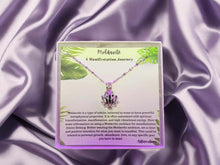 Load image into Gallery viewer, Lotus Moldavite Ready To Gift, Moldavite Necklace 18 Inches