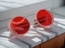 Load image into Gallery viewer, Steampunk Goggles Glasses Round Sunglasses Emo Retro Vintage PC