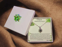 Load image into Gallery viewer, Lotus Moldavite Ready To Gift, Moldavite Necklace 18 Inches