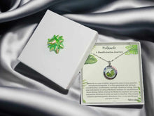 Load image into Gallery viewer, Ready To Gift, Moldavite Necklace 18 Inches, with Gift box Moldavite
