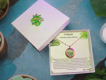 Load image into Gallery viewer, Ready To Gift, Moldavite Necklace 18 Inches, with Gift box Moldavite
