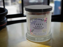 Load image into Gallery viewer, Calla Lily Scented Soy Wax Candle Natural 100% Hand Poured
