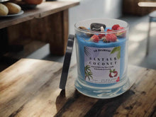 Load image into Gallery viewer, Santal Coconut Scented Soy Wax Candle Natural 100% Hand Poured Soy Wax Candle