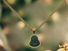 Load image into Gallery viewer, Buddha Gold Outlined Necklace- Good Luck Fortune (Powerful Necklace)