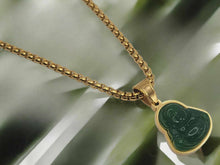 Load image into Gallery viewer, Buddha Gold Outlined Necklace- Good Luck Fortune (Powerful Necklace)