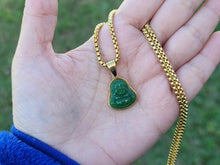 Load image into Gallery viewer, Buddha Gold Outlined Necklace- Good Luck Fortune (Powerful Necklace)