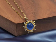 Load image into Gallery viewer, Changing Color Mood Sun Stone Necklace | Cute trending Mood necklace