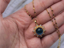Load image into Gallery viewer, Changing Color Mood Sun Stone Necklace | Cute trending Mood necklace