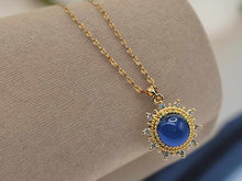 Load image into Gallery viewer, Changing Color Mood Sun Stone Necklace | Cute trending Mood necklace