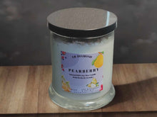 Load image into Gallery viewer, Pearberry Natural Soy Wax Candle With Crystals and Herbs