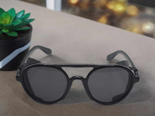 Load image into Gallery viewer, Steampunk Goggles Glasses Round Sunglasses Emo Retro Vintage
