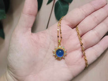 Load image into Gallery viewer, Changing Color Mood Sun Stone Necklace | Cute trending Mood necklace