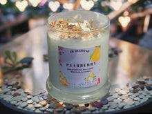 Load image into Gallery viewer, Pearberry Natural Soy Wax Candle With Crystals and Herbs