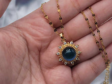 Load image into Gallery viewer, Changing Color Mood Sun Stone Necklace | Cute trending Mood necklace