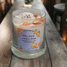 Load image into Gallery viewer, Invigorate Your Space with Orange Soda Pop Natural Soy Wax Candle