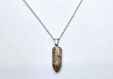 Load image into Gallery viewer, Elegant Picture Jasper Point Necklace - Silver Tone Unisex