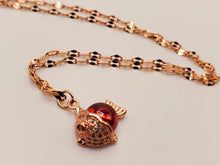 Load image into Gallery viewer, Elegance in Motion: Golden Fish Carnelian Necklace