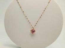 Load image into Gallery viewer, Elegant 18-Inch Rose Gold Heart Pendant Necklace: A Timeless Gift for Her