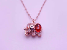 Load image into Gallery viewer, Daily Necklace: 18-Inch Carnelian Elephant Pendant – Stylish Gift for Her
