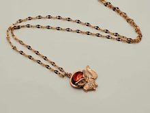Load image into Gallery viewer, Cute Owl Carnelian Necklace Stainless Steel Healing Necklace