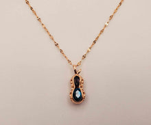 Load image into Gallery viewer, Elegant 18 Inch Rose Gold Peanut Pendant Necklace - Perfect Gift for Her