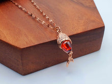 Load image into Gallery viewer, Daily Necklace: 18-Inch Carnelian Necklace with Stylish Fish Pendant - Perfect Gift for Her