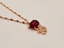 Load image into Gallery viewer, Daily Necklace: 18-Inch Carnelian Kitty Pendant - Perfect Gift for Her