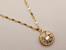 Load image into Gallery viewer, Elegant Greek Pendant Necklace: 18-Inch Rose Gold Beauty A Stylish Statement Piece