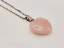 Load image into Gallery viewer, Elegant Heart-Shaped Rose Quartz Necklace - Perfect Daily Wear Jewelry