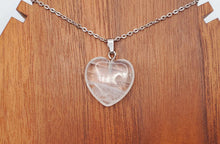 Load image into Gallery viewer, Elegant Heart-Shaped Clear Quartz Necklace - Perfect Daily Accessory
