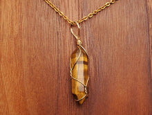 Load image into Gallery viewer, Elegant 18-Inch Tiger Eye Point Necklace - Perfect for Daily Wear