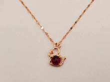 Load image into Gallery viewer, Radiant Rabbit: Stylish Carnelian Necklace in Gold Tone