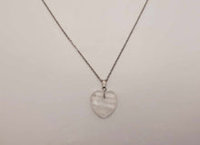 Load image into Gallery viewer, Elegant Heart-Shaped Clear Quartz Necklace - Perfect Daily Accessory
